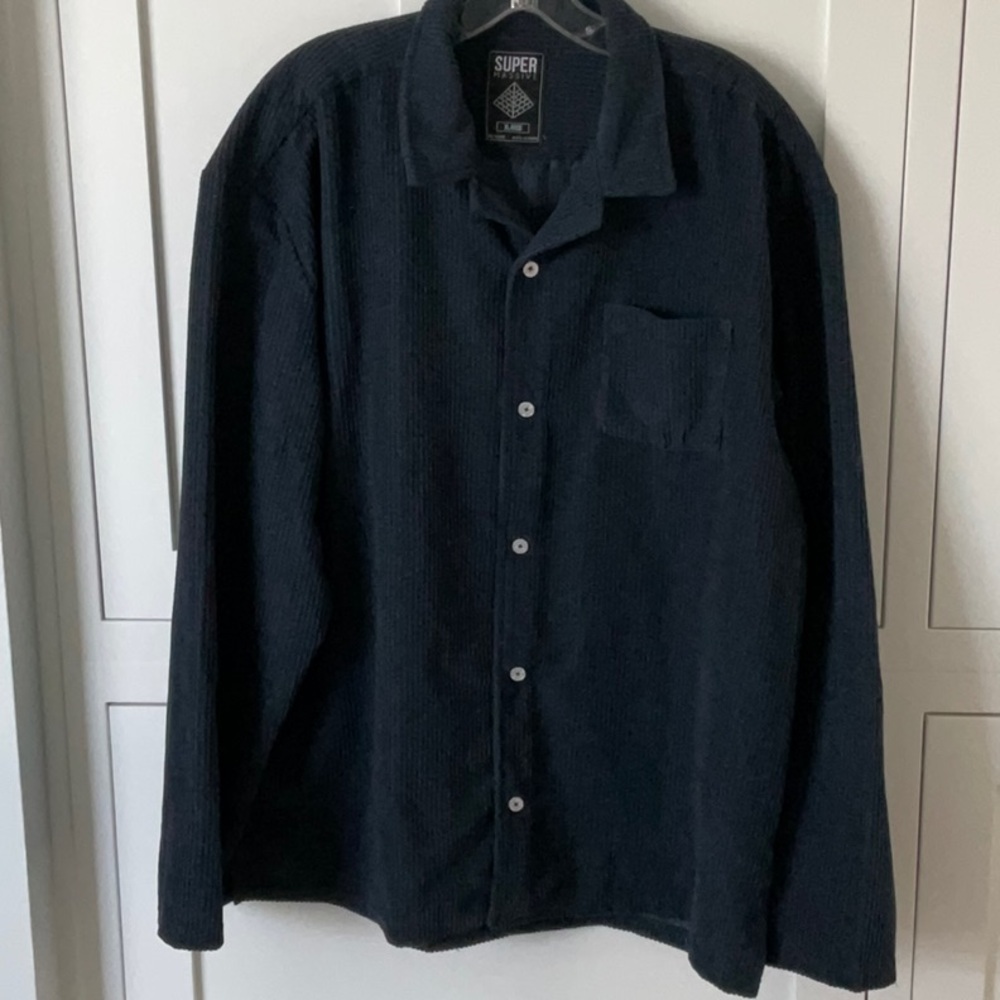 Corduroy Navy Men's shirt